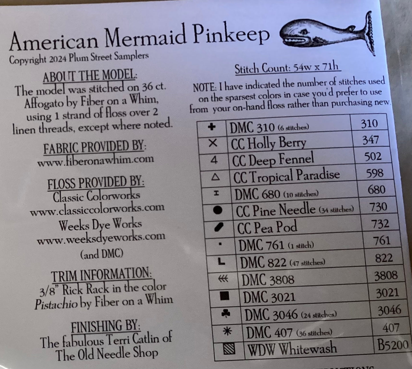 American Mermaid By Plum Street Sampler