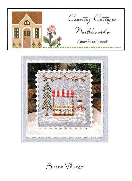 Snow Village: Snowflake Stand by Country Cottage Needleworks
