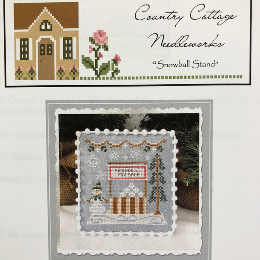 Snow Village: Snowball Stand by Country Cottage Needleworks