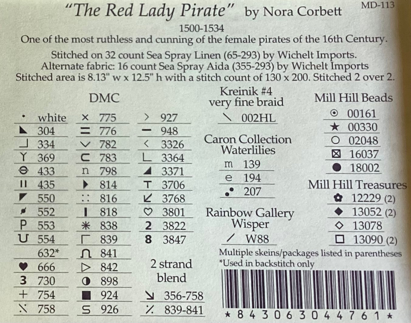 The Red Lady Pirate By Mirabilia