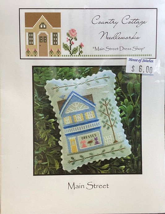 Main Street: Main Street Dress Shop by Country Cottage Needleworks