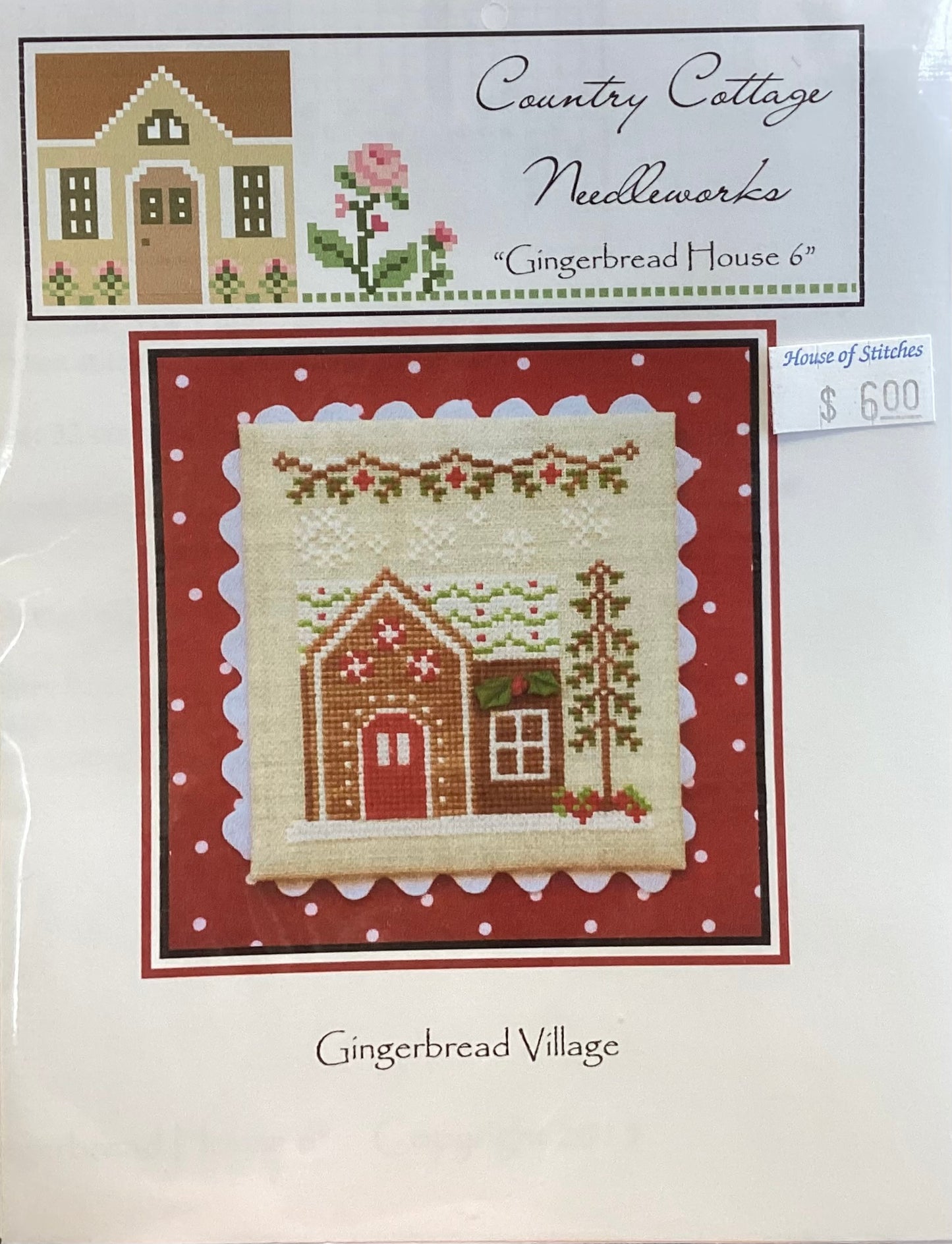 Gingerbread Village: Gingerbread House 6 by Country Cottage Needleworks