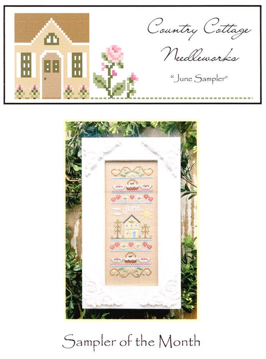 Sampler of the Month: June Sampler by Country Cottage Needleworks