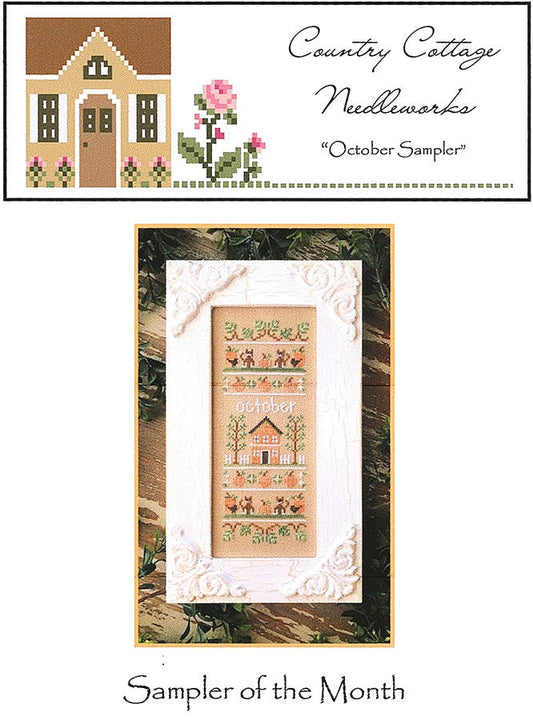 Sampler of the Month: October Sampler by Country Cottage Needleworks