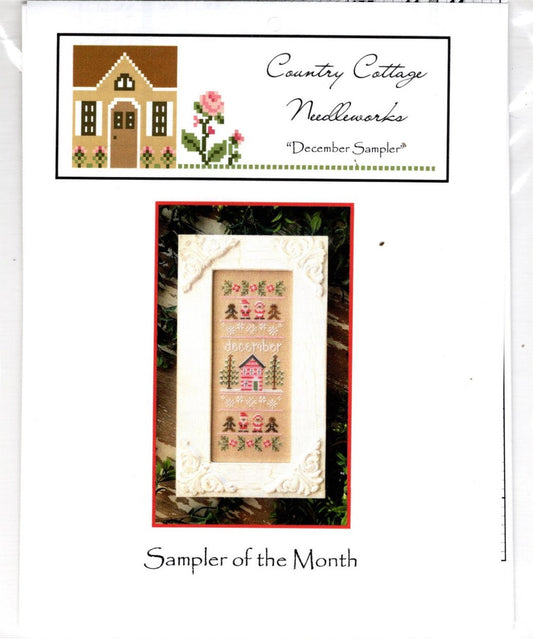 Sampler of the Month: December Sampler by Country Cottage Needleworks