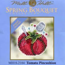 Tomato Pincushion: Spring Bouquet Collection Kit By Mill Hill