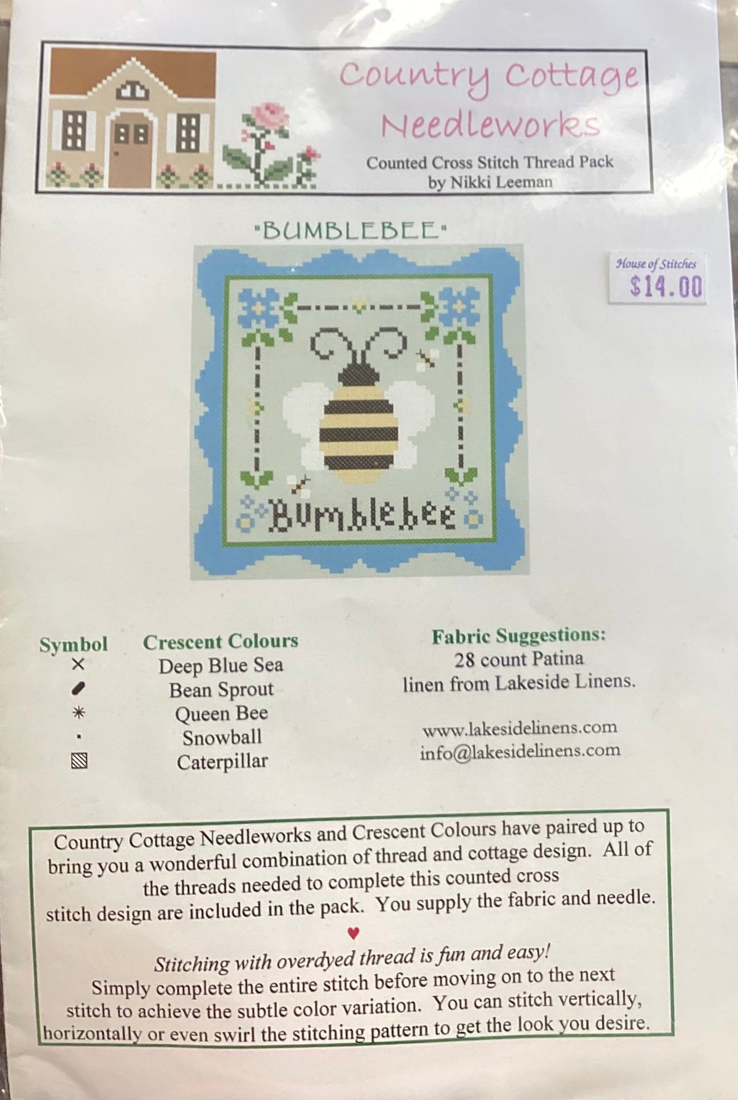 Bumblebee by Country Cottage Needleworks