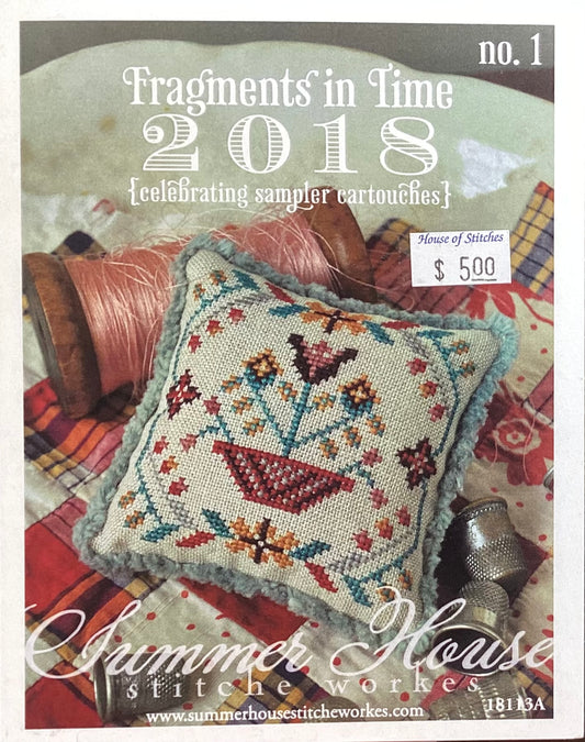 Fragments in Time 2018: #1 Celebrating Sampler Cartouches by Summer House Stitche Workes
