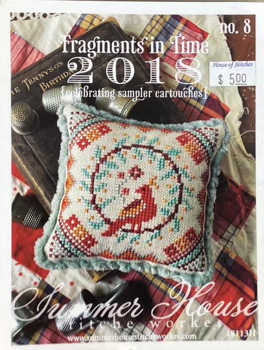 Fragments in Time 2018: #8 Celebrating Sampler Cartouches by Summer House Stitche Workes