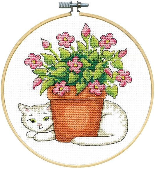 Floral Cat Kit by Design Works Crafts