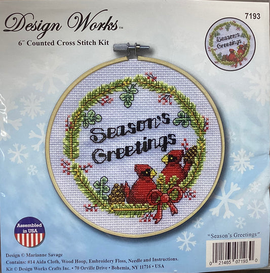 Season’s Greetings Kit by Design Works Crafts
