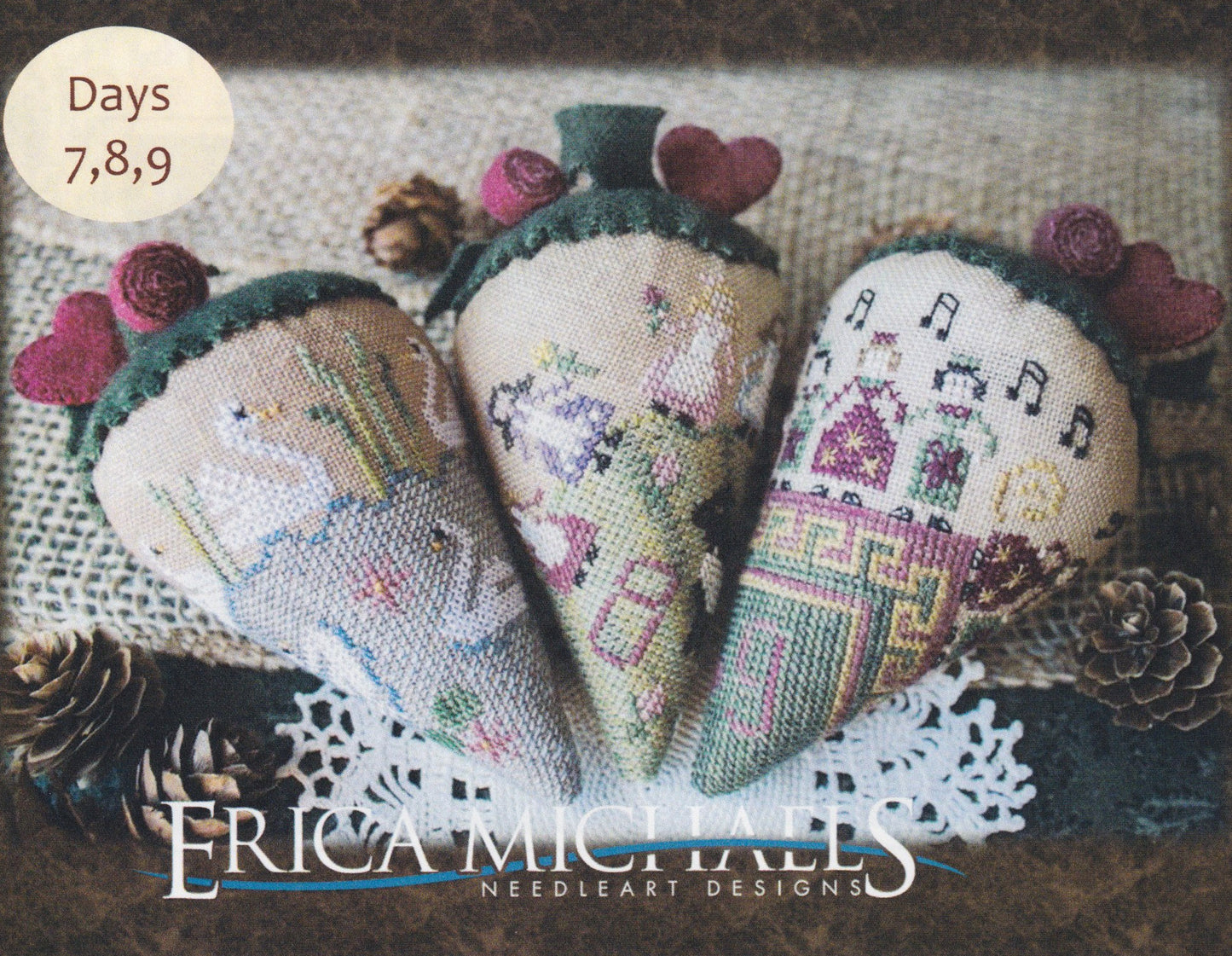 The Linen Berry Collection: 12 Days Of Christmas- Days 7,8,9 by Erica Michaels