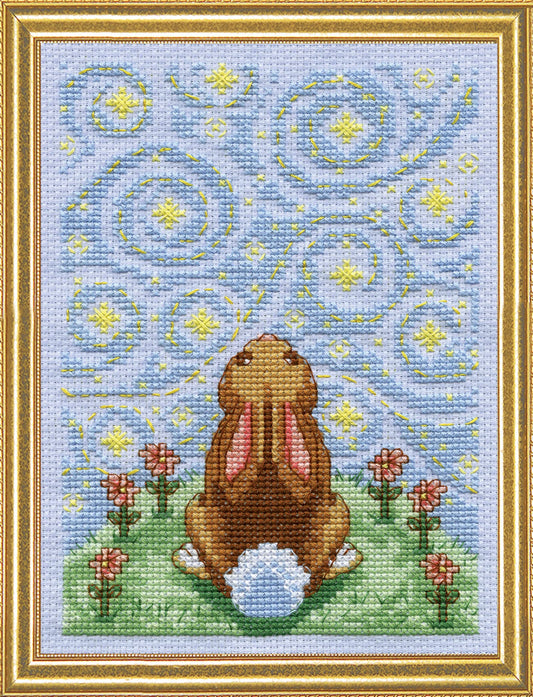 Starry Night Bunny Kit by Design Works Crafts