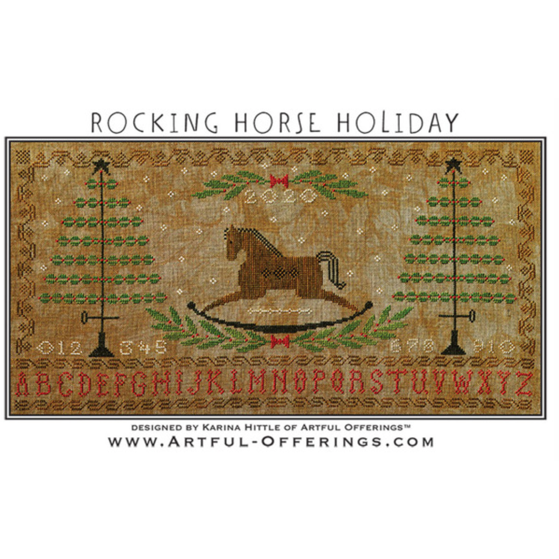 Rocking Horse Holiday by Artful Offerings