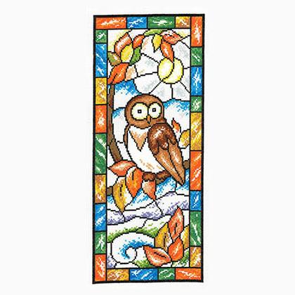Stained Glass Owl by Imaginating