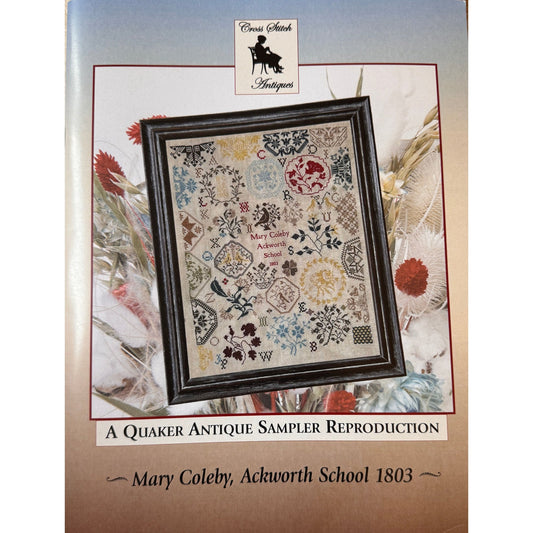 Mary Coleby, Ackworth School 1803 by Cross Stitch Antiques
