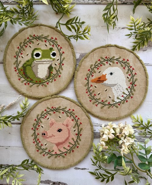 Countryside Aminals Trio 2025 by Puntini Puntini