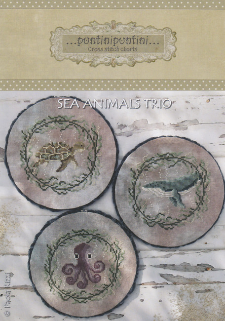Sea Animals Trio by Puntini Puntini