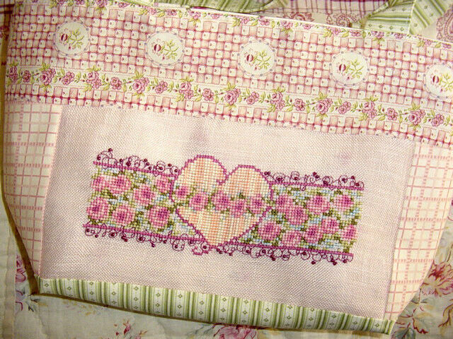 Valentine Flowers by Country Garden Stitchery