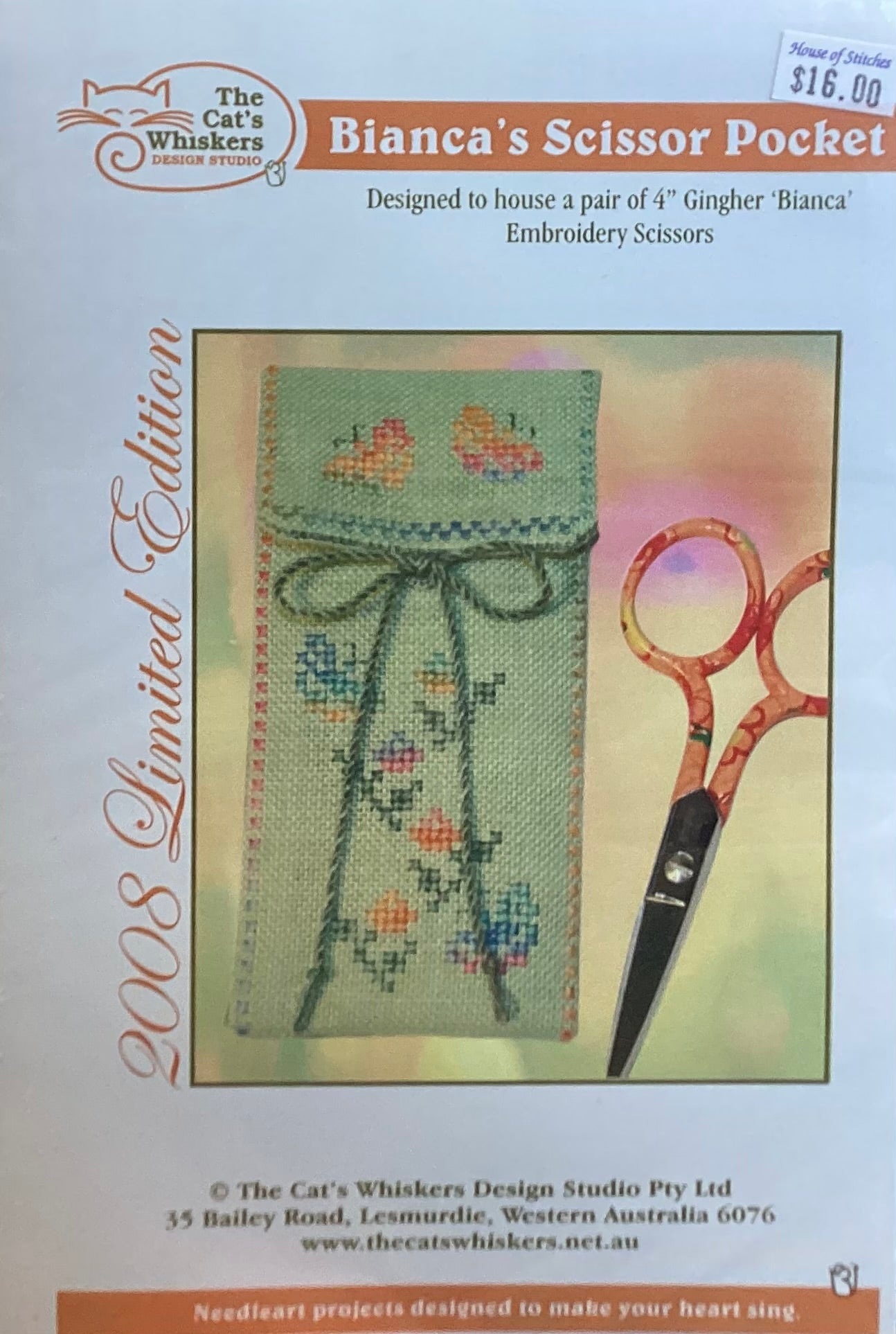 Bianca’s Scissor Pocket by The Cat’s Whiskers