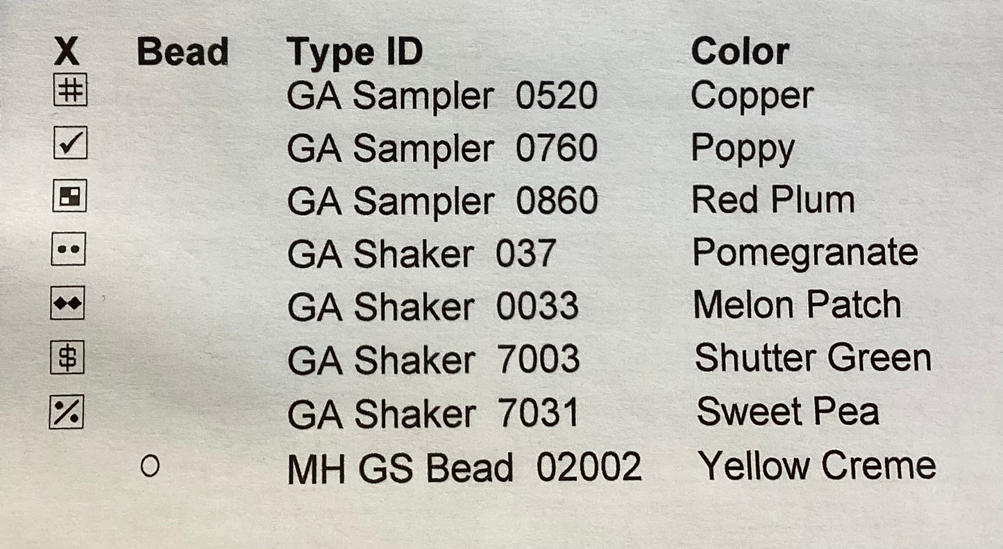 Country Garden in August by Country Garden Stitchery