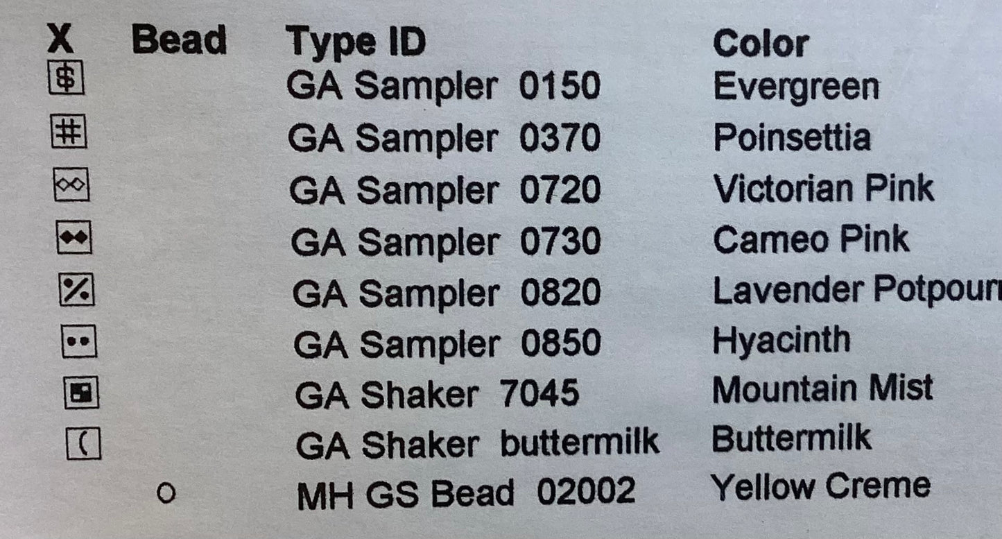 Country Garden in April by Country Garden Stitchery