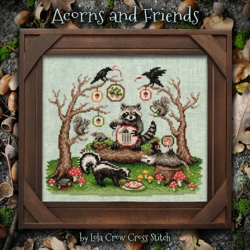 Acorns and Friends by LoLa Crow