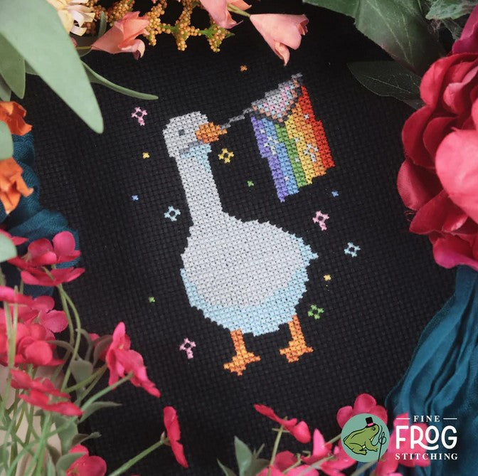 Progress Goose by Fine Frog Stitching