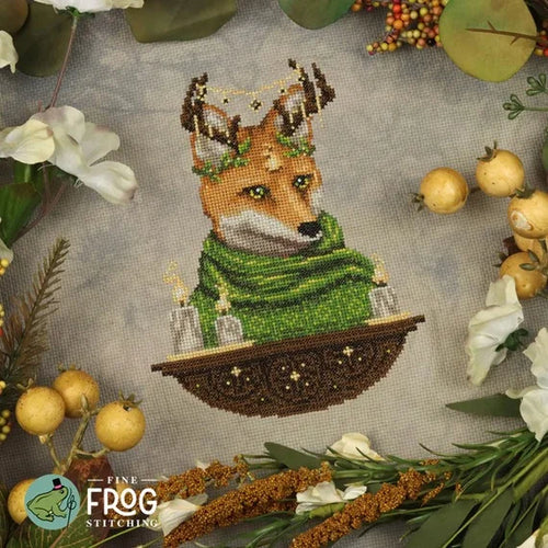 Fireside Fox by Fine Frog Stitching