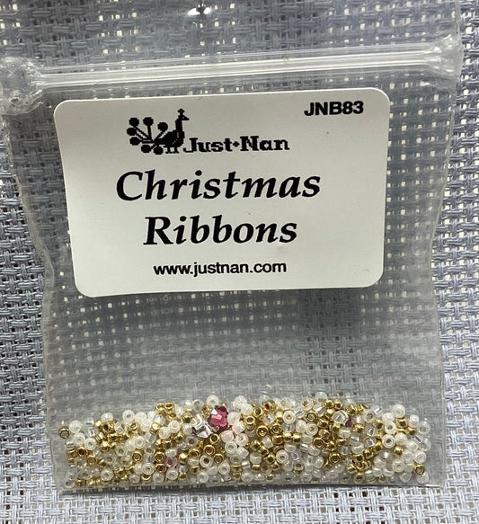 Christmas Ribbons Embellishment Pack By Just Nan