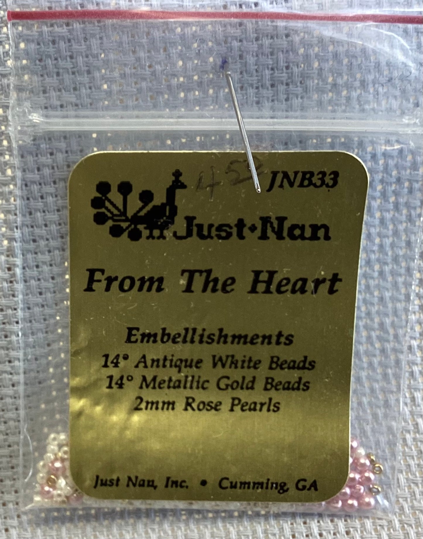 From The Heart Embellishment Pack By Just Nan