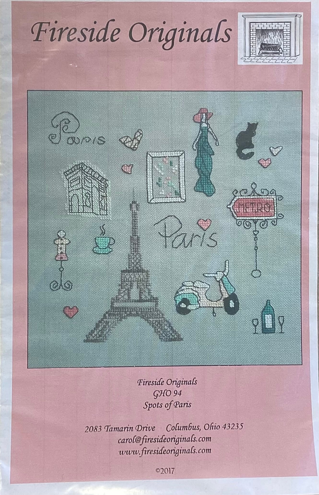 Spots of Paris by Fireside Originals