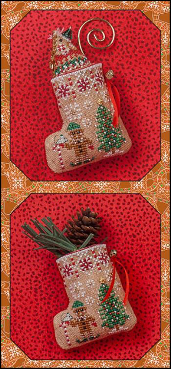 Gingerbread Mouse Elf Stocking By Just Nan