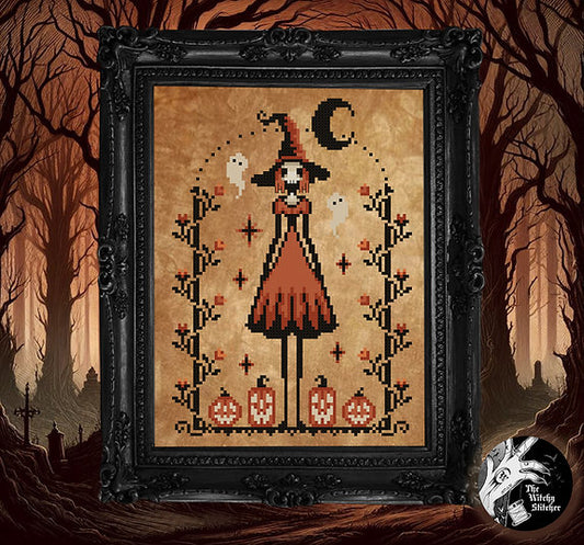 Samhain Garden Witch by The Witchy Stitcher
