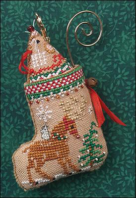 Gingerbread Mouse Reindeer Stocking By Just Nan