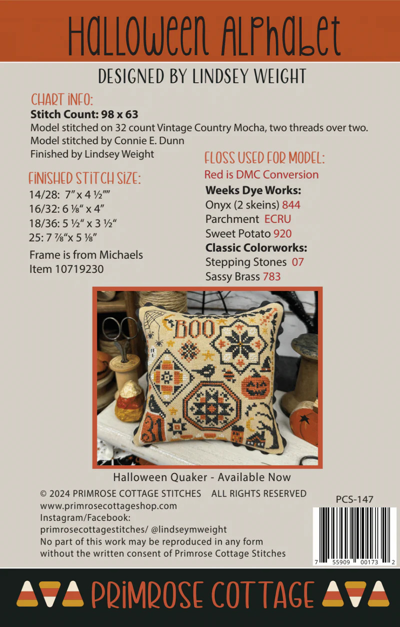 Halloween Alphabet by Primrose Cottage