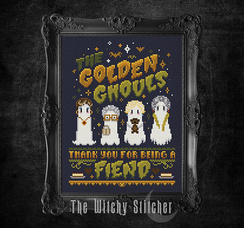 The Golden Ghouls by The Witchy Stitcher