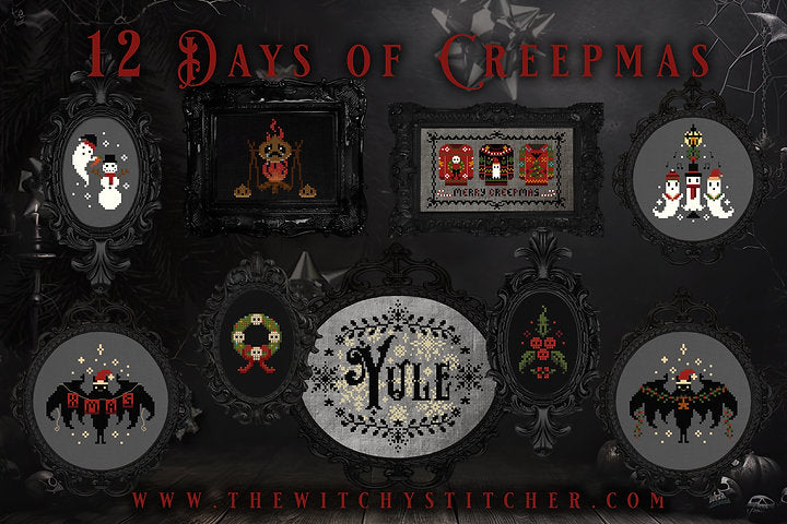 12 Days of Creepmas by The Witchy Stitcher