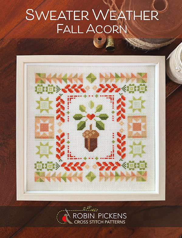 Sweater Weather Fall Acorn by Robin Pickens
