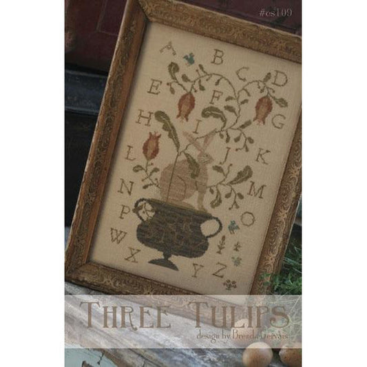 Three Tulips by With Thy Needle & Thread
