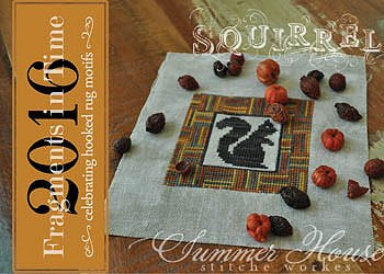Fragments in Time 2016: Squirrel by Summer House Stitche Workes