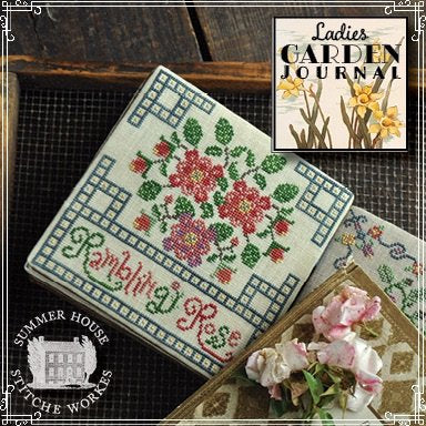 Ladies Garden Journal: Rambling Rose by Summer House Stitche Workes