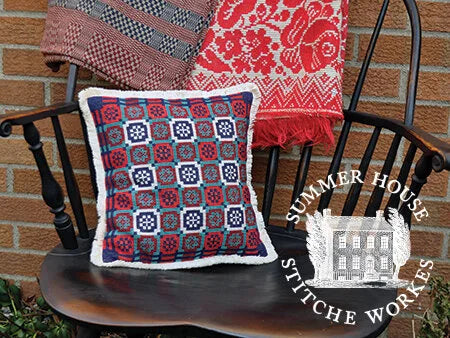 Modern Organics: Lucky Thirteen Coverlet by Summer House Stitche Workes