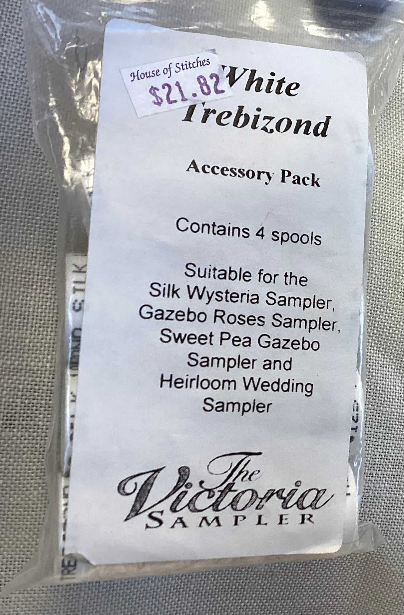 White Trebizond Accessory Pack By The Victoria Sampler