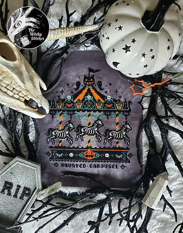 Vintage Halloween Carousel by The Witchy Stitcher