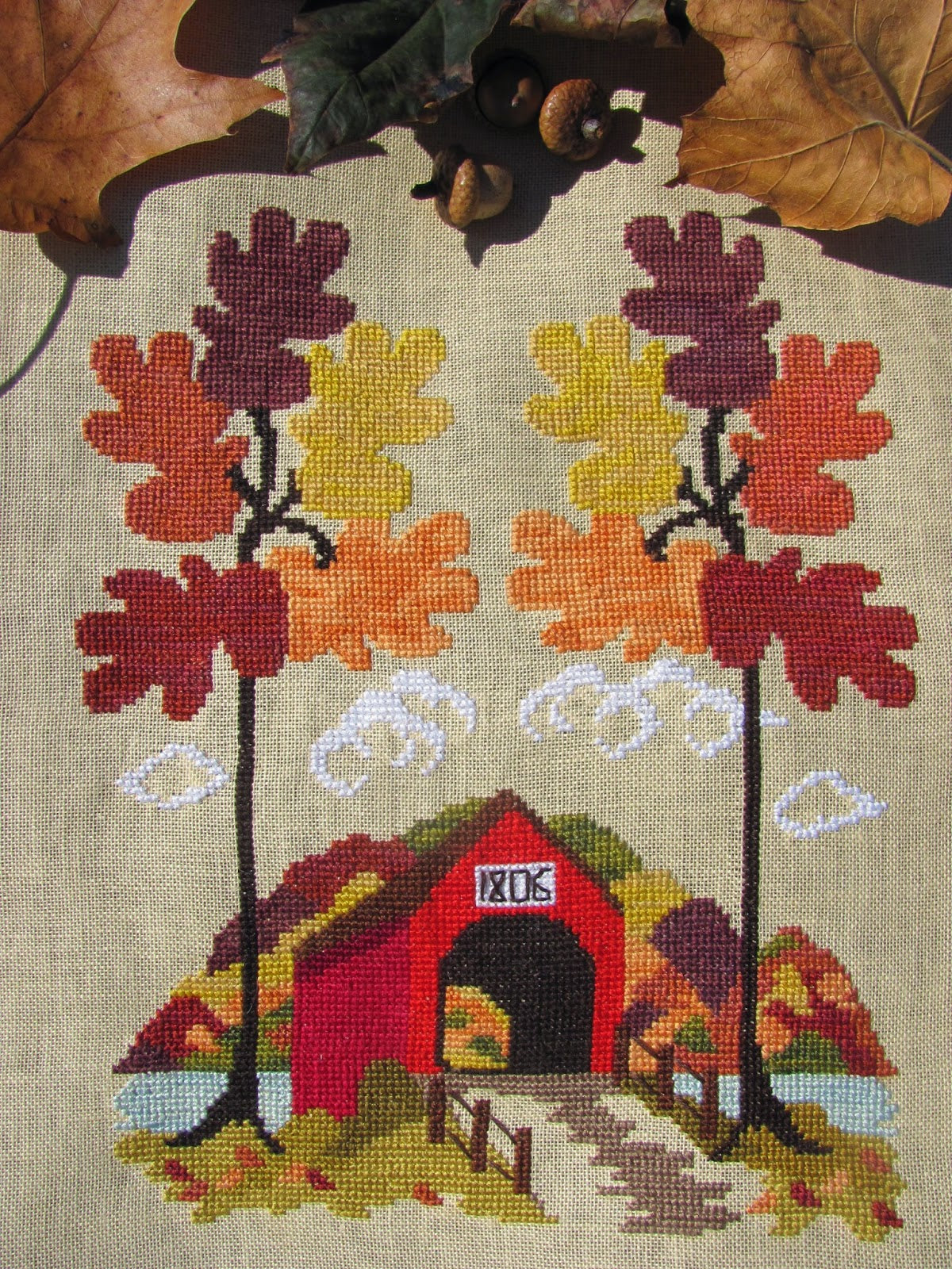Autumn in Vermont by By The Bay Needleart