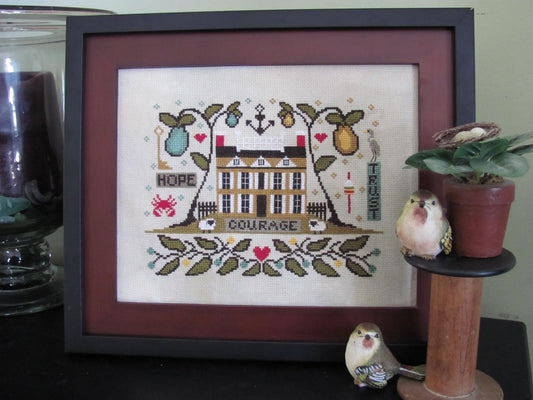 Old Sea Captains House by By The Bay Needleart