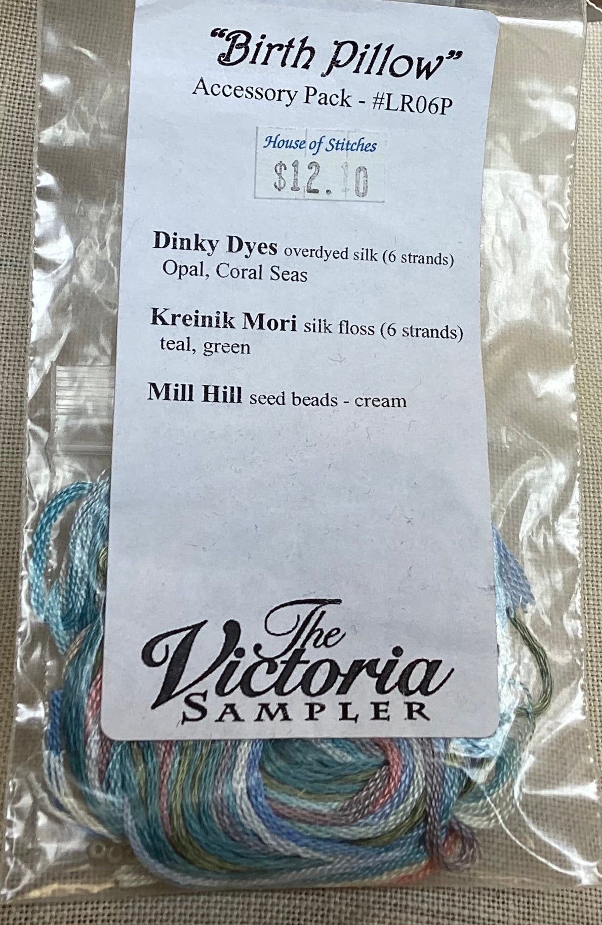 Birth Pillow Accessory Pack By The Victoria Sampler #LR06P