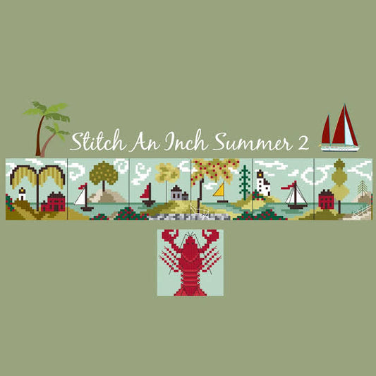 Stitch An Inch: Summer Pack 2 by By The Bay Needleart