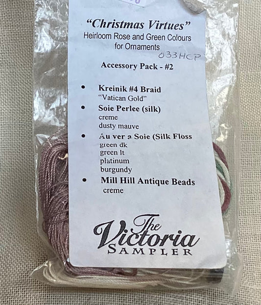 Christmas Virtues #2 Accessory Pack By The Victoria Sampler #033HCP